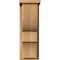 Ekena Millwork Ridgewood Smooth Corbel w/Backplate, Western Red Cedar, 7 1/2"W x 10"D x 22"H COR08X10X22RID01SWR - alternate 3